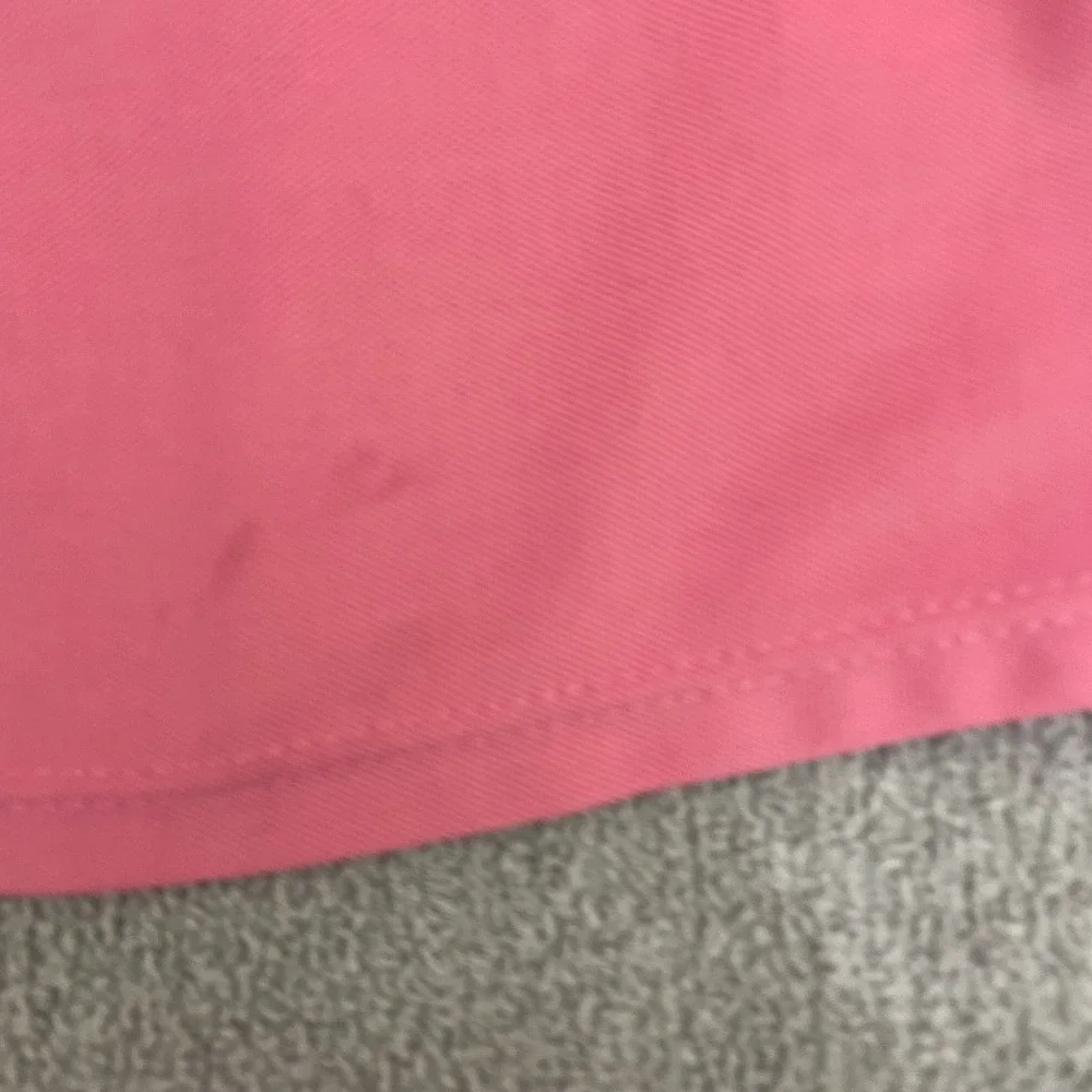 Pink Velvet Girls Pink Polo Shirt and‎ Skort 2 Piece Set Love Embroidery